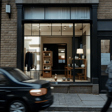 Living storefront branding