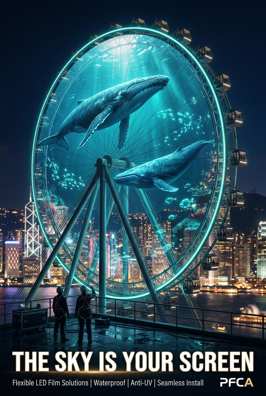 Massive LED Ferris Wheel Display