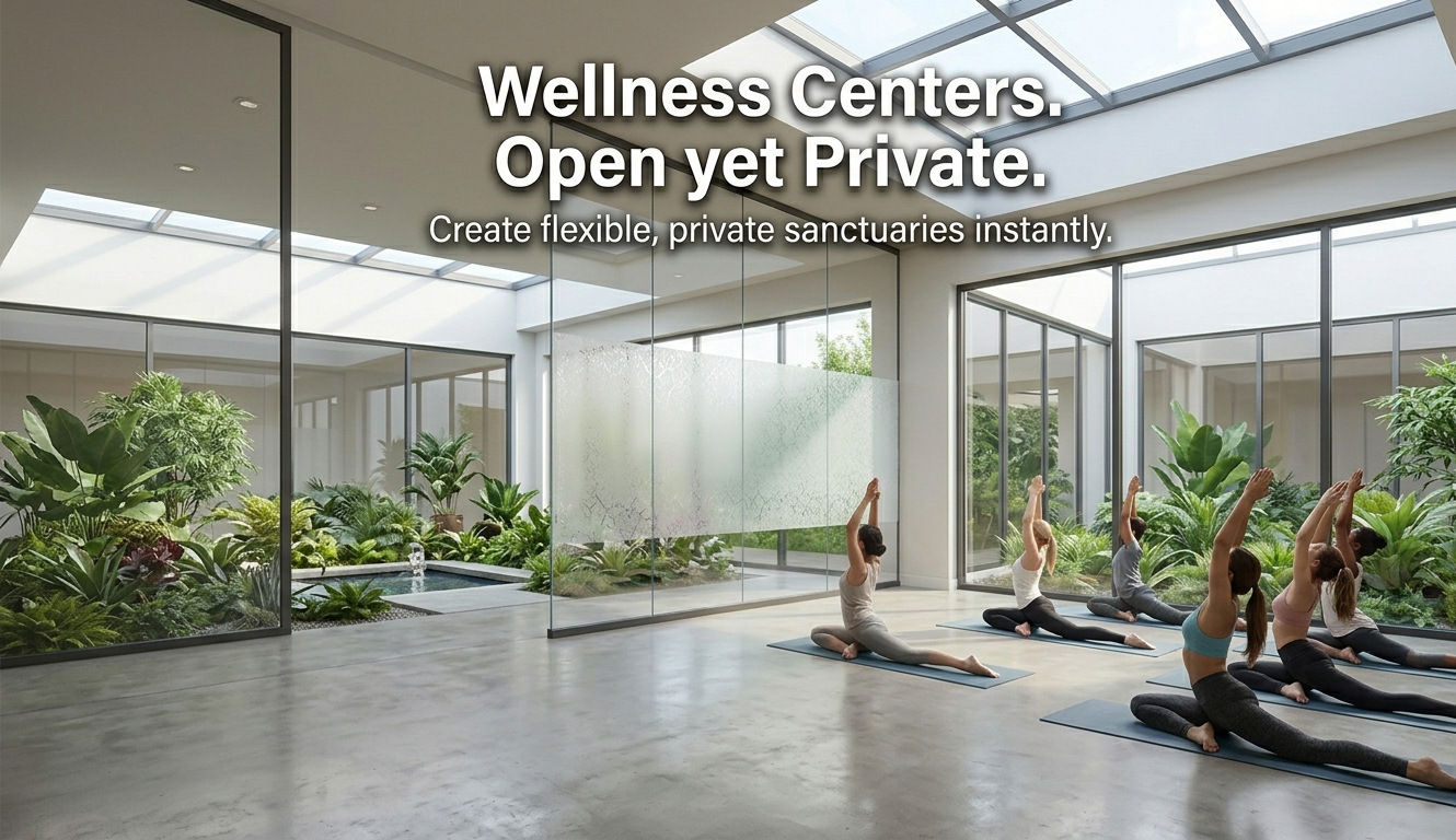 Wellness center yoga studio